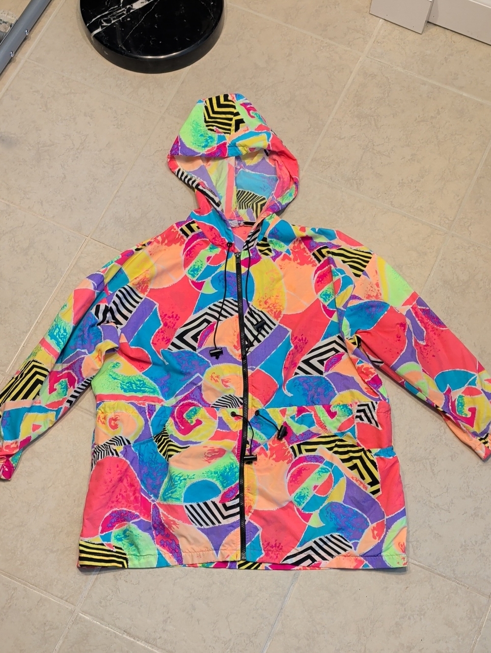 Vintage Jag Neon Zip Jacket